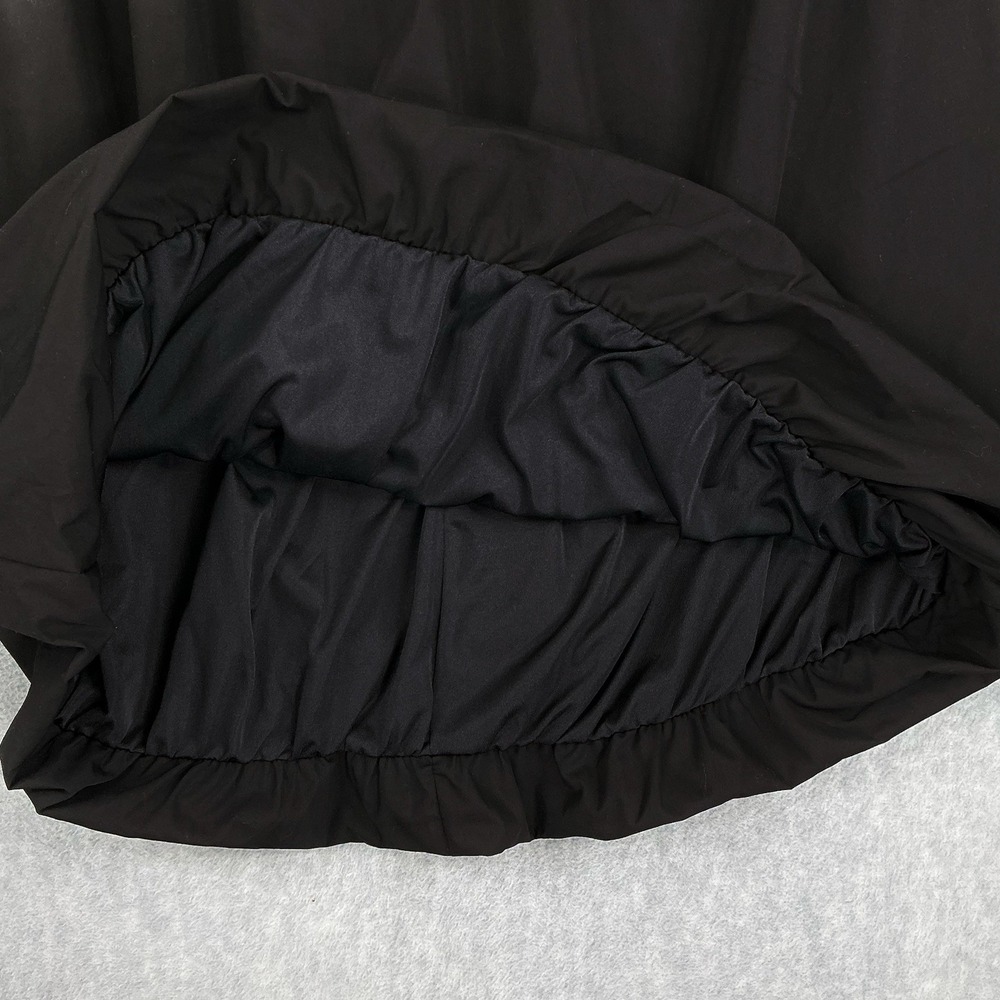 J Gee Skirt Women Medium (28x30) Black Cotton Blend Midi Bubble Hem NWT - Picture 4 of 7